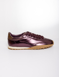 Bridge - Sneakers met metallic afwerking bordeaux
