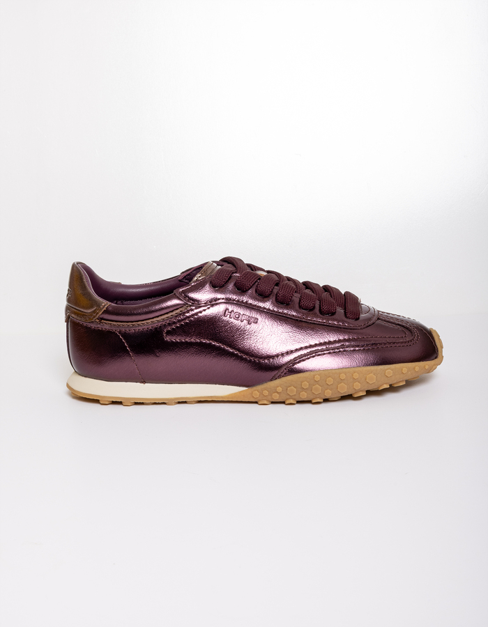 Bridge - Sneakers met metallic afwerking bordeaux