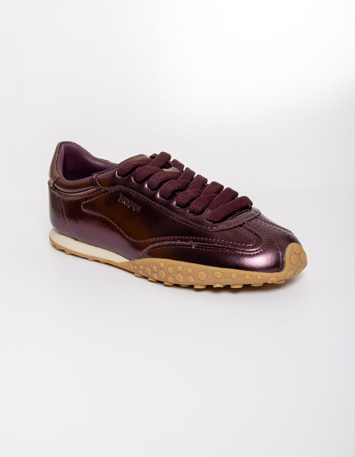 Bridge - Sneakers met metallic afwerking bordeaux