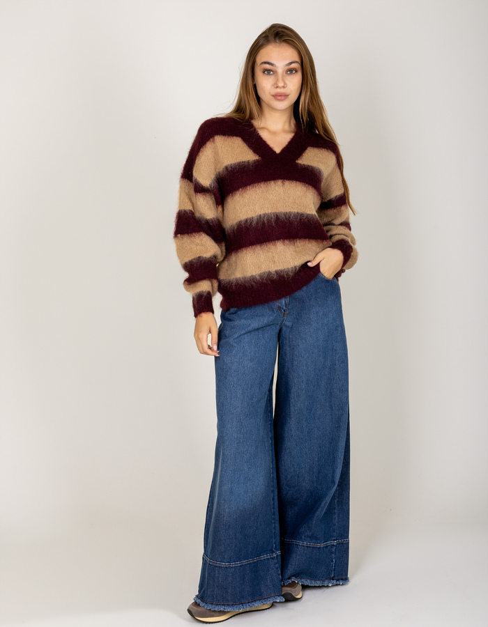 Rinascimento lange mouw pull camel
