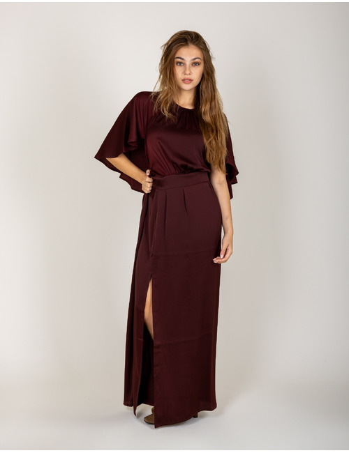Lalotti lang kleed rood