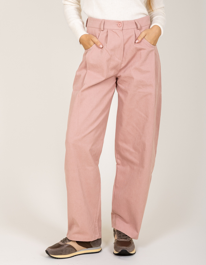 Black Rose modern fit broek roze