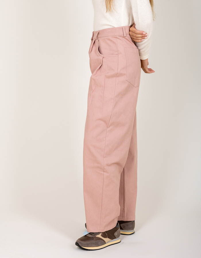 Black Rose modern fit broek roze