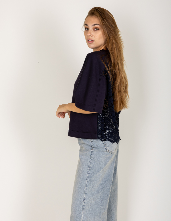 Amelie Amelie sweater blauw