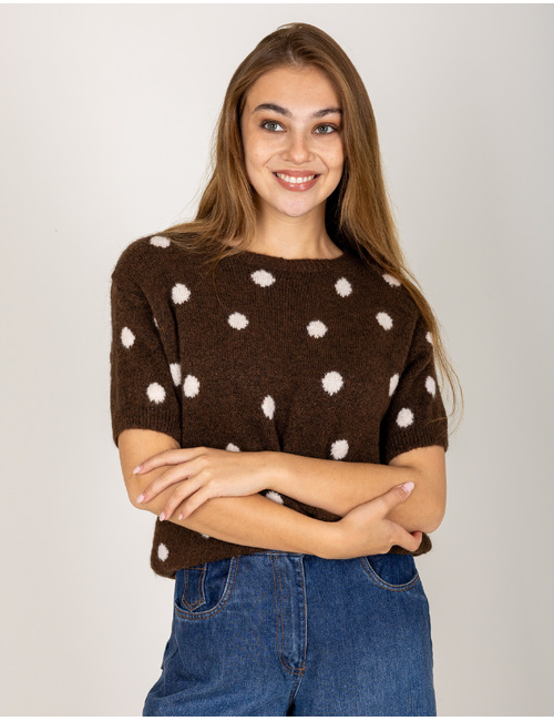 Amelie Amelie pull bruin