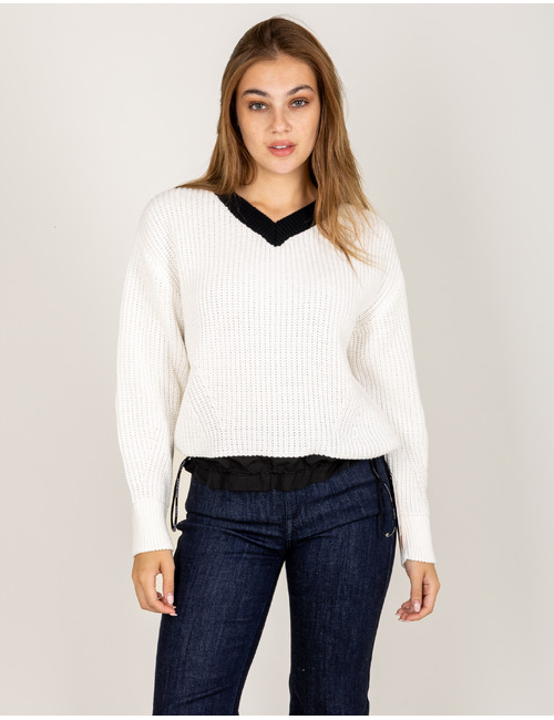 Marccain lange mouw pull zwart