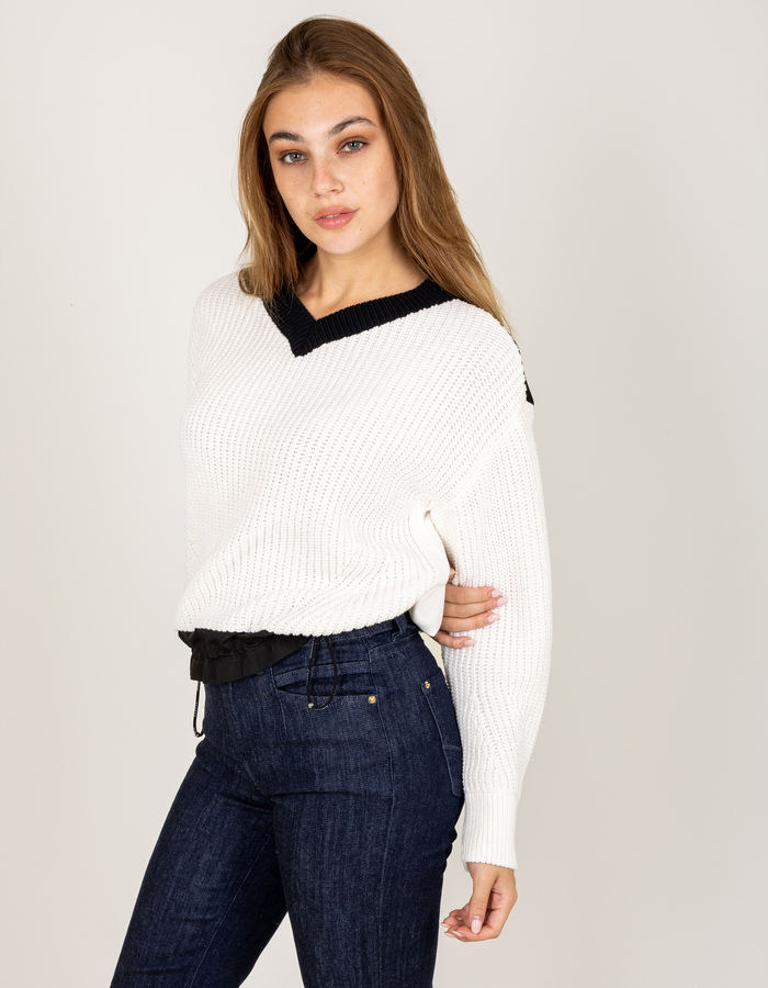 Marccain lange mouw pull zwart