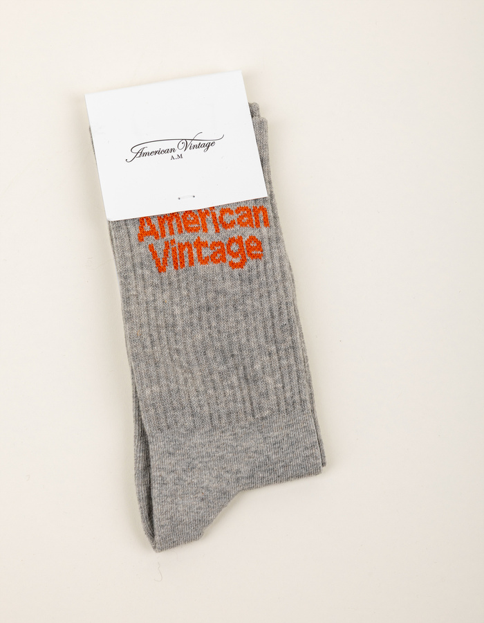 Clypsun - Chaussettes unisexes en gris chiné