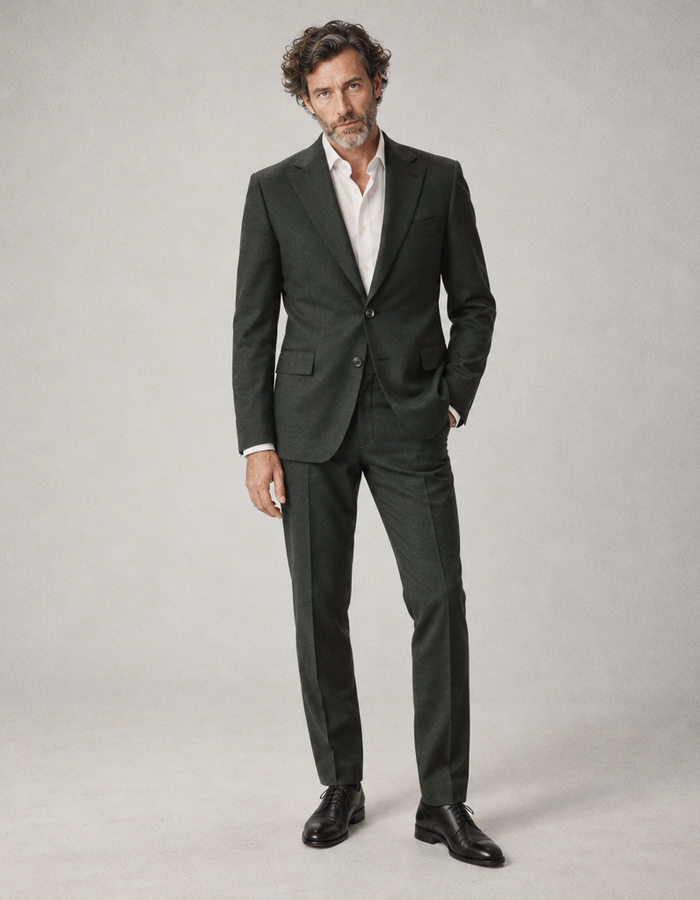 CG Simson wollen colbert Modern Fit bruin