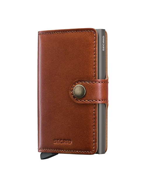 Miniwallet Texano met knoopsluiting saddle