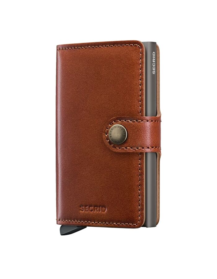 Miniwallet Texano met knoopsluiting saddle