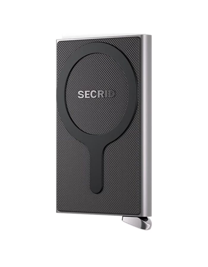 Premium Cardprotector+ Fluted voor MagSafe silver
