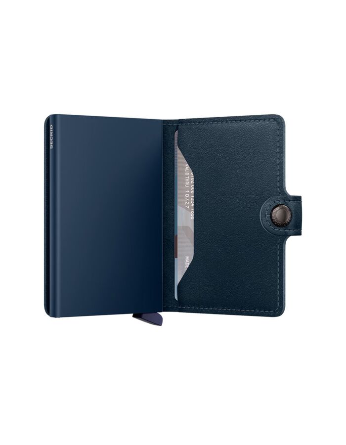 Miniwallet Original met knoopsluiting navy-navy