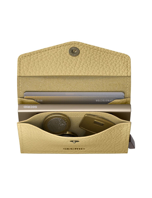 Envelope Wallet Pebble butter yellow