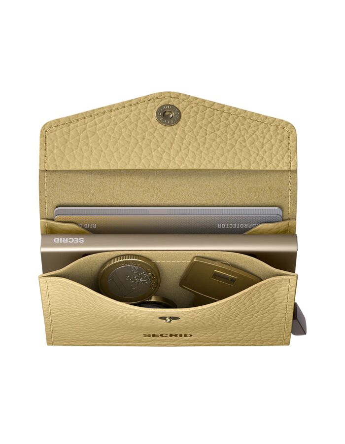 Envelope Wallet Pebble butter yellow