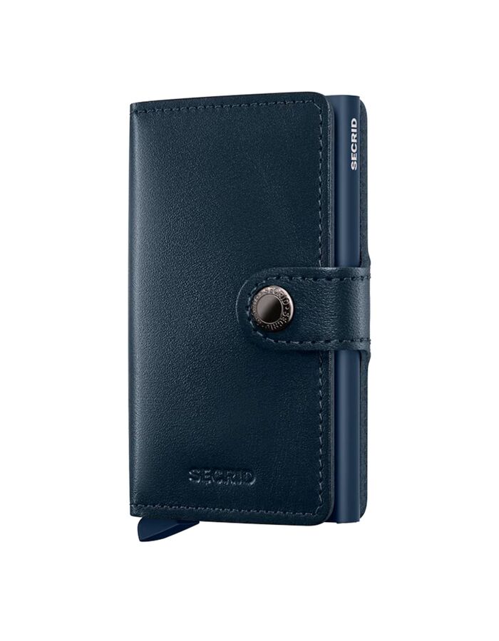 Miniwallet Original met knoopsluiting navy-navy