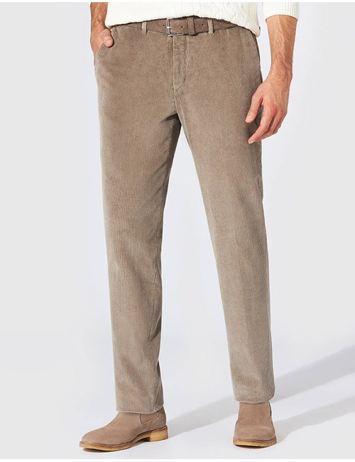 Tilo I corduroy broek lichtgrijs