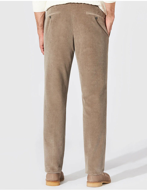 Tilo I corduroy broek lichtgrijs