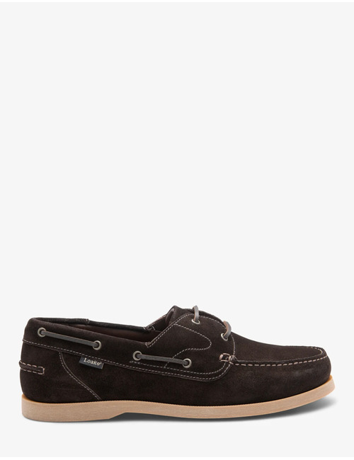 Padstow bootschoen van suède donkerbruin