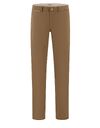 Comfort fit broek met stretch donkerbeige