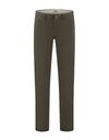 Comfort fit broek met stretch donkergroen