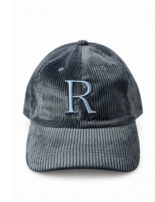 RUFUS Corduroy pet van katoen donkerblauw