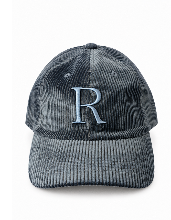 RUFUS Corduroy pet van katoen donkerblauw