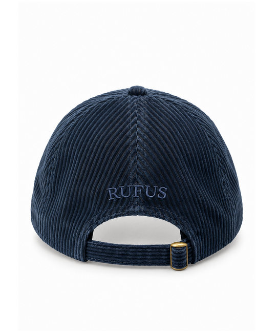 RUFUS Corduroy pet van katoen donkerblauw