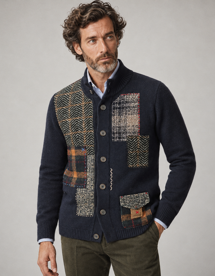Bob cardigan blauw