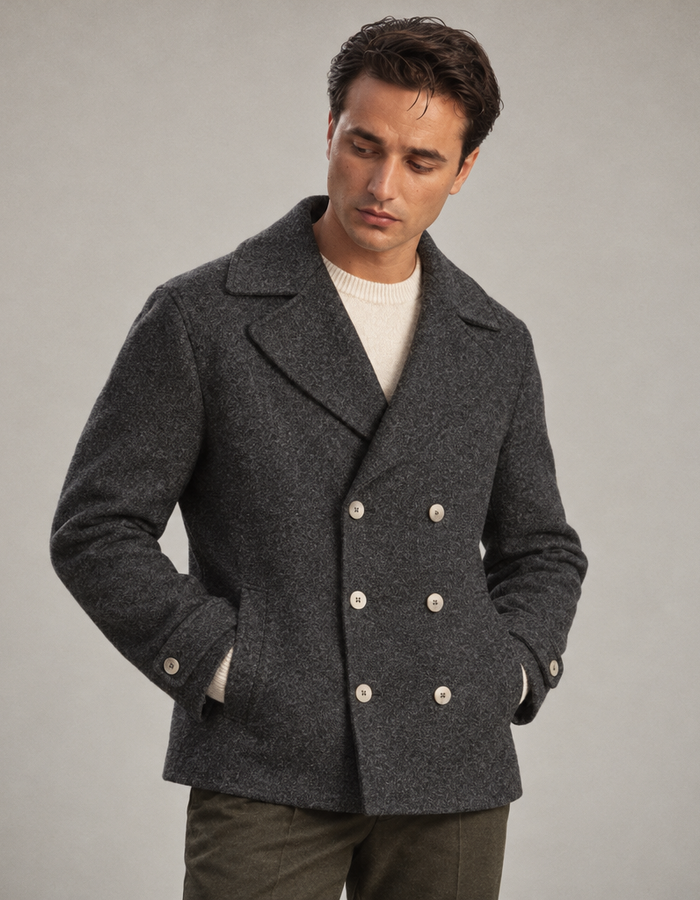 Lost In Albion mantel zwart