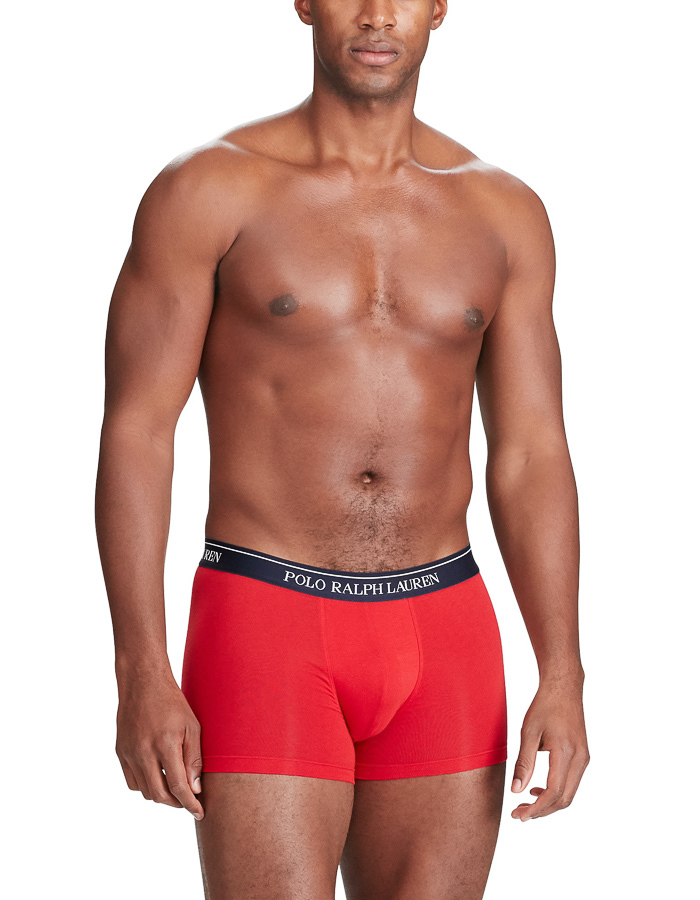 Stretch katoen Boxers 3-Pack Rood
