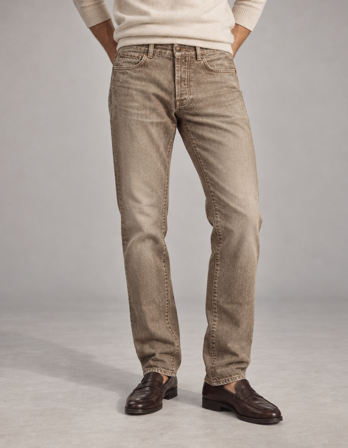 Barmas regular fit jeans beige