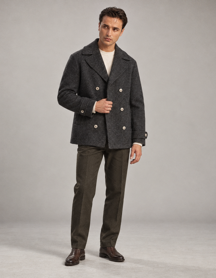 Lost In Albion mantel zwart