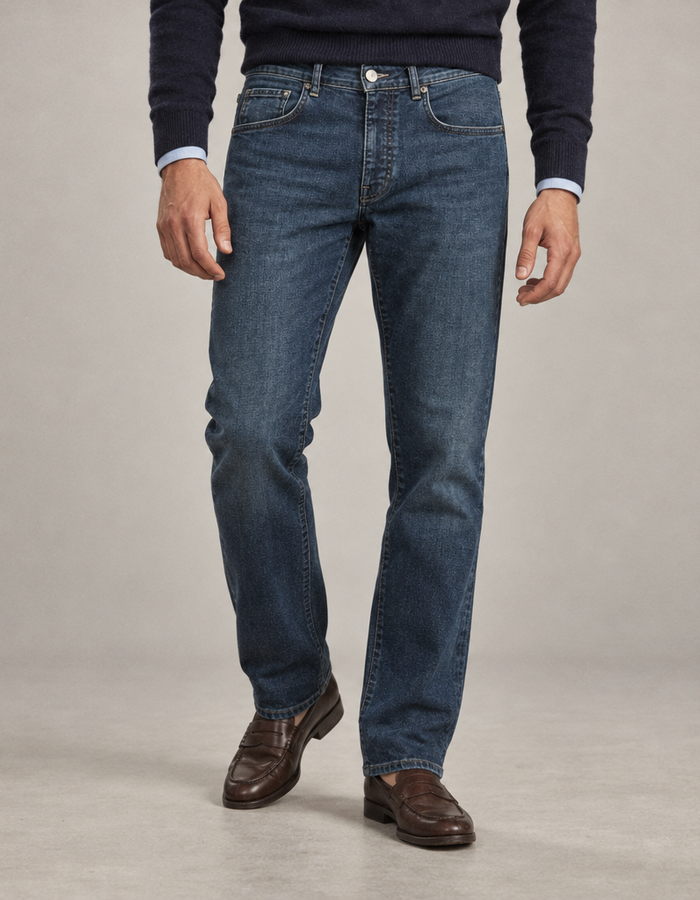 Barmas regular fit jeans blauw