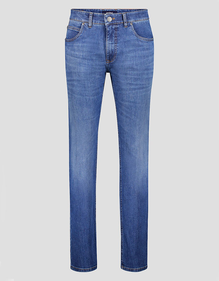 Bradley-1 jeans met LYCRA® T400® stone used