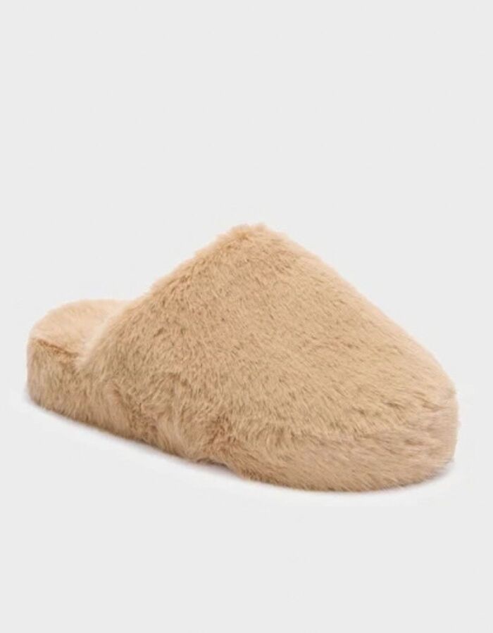 Scholl pantoufles beige