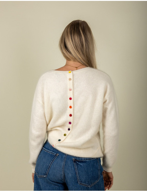 Esthème O. pull ecru