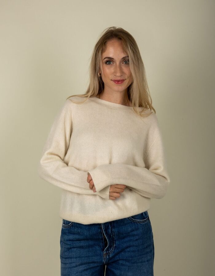 Esthème O. pull ecru