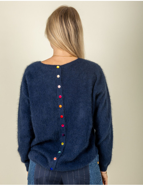 Esthème O. pull blauw