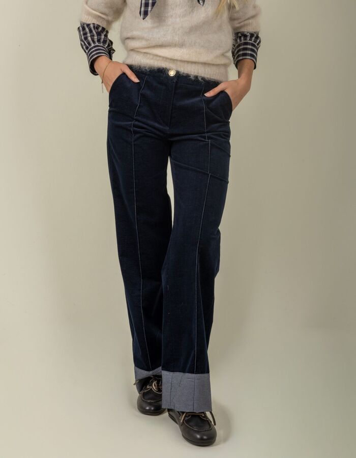 Rinascimento broek blauw