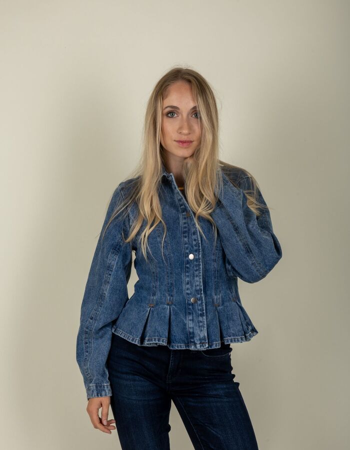 Neo Noir jas blauw