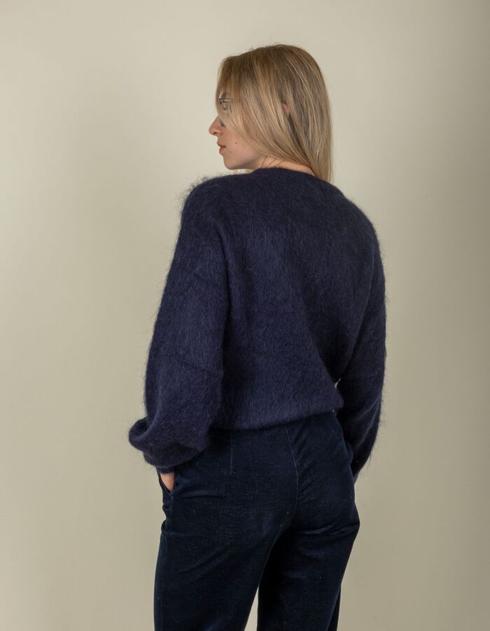 Senso pull blauw