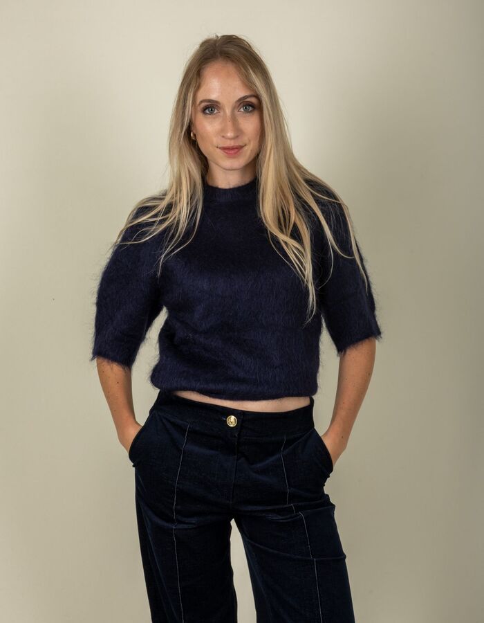 Senso pull blauw