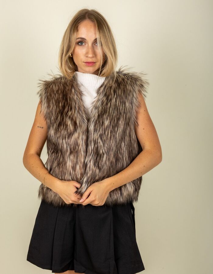 Senso gilet bruin