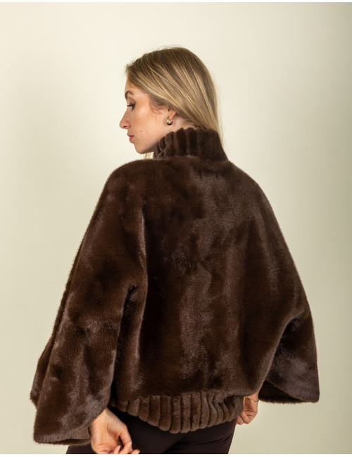 Leo & Ugo mantel bruin