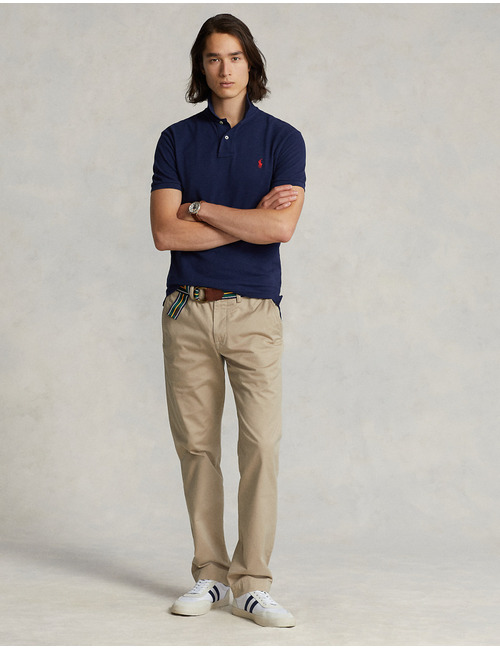 Het iconische Custom slim mesh Polo shirt  