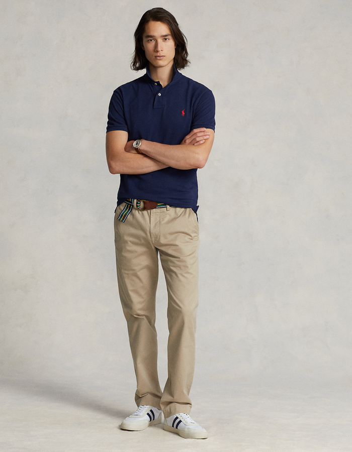 Het iconische Custom slim mesh Polo shirt  