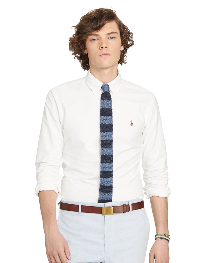 Ralph Lauren slim fit hemd wit