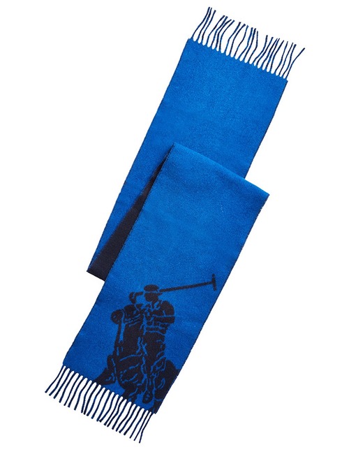 Ralph Lauren sjaal blauw