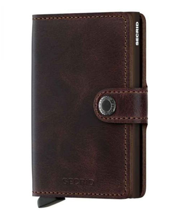 Miniwallet Vintage bruin